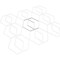 Ekena Millwork Small Hillrose Decorative Fretwork Wall Panels in Architectural PVC, 11 3/8"W x 11 3/8"H x 3/8"T WALP12X12HRE - alternate 4